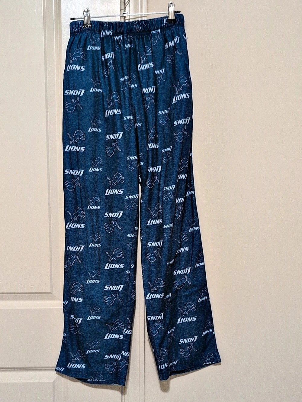NFL Detroit Lions Youth Blue Sweatpants Size XL